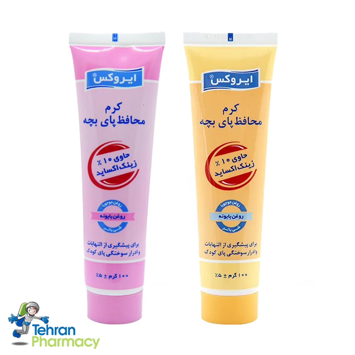 کرم محافظ پای بچه ایروکس IROX - 100g